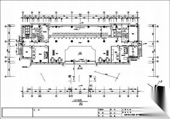 某政府办公楼超细干粉灭火系统方案图 建筑给排水 给排水图