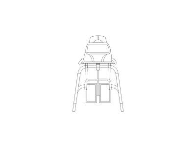 椅子 家具图块