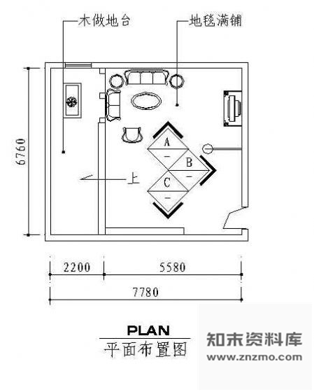 施工图ktv包房装饰装修图