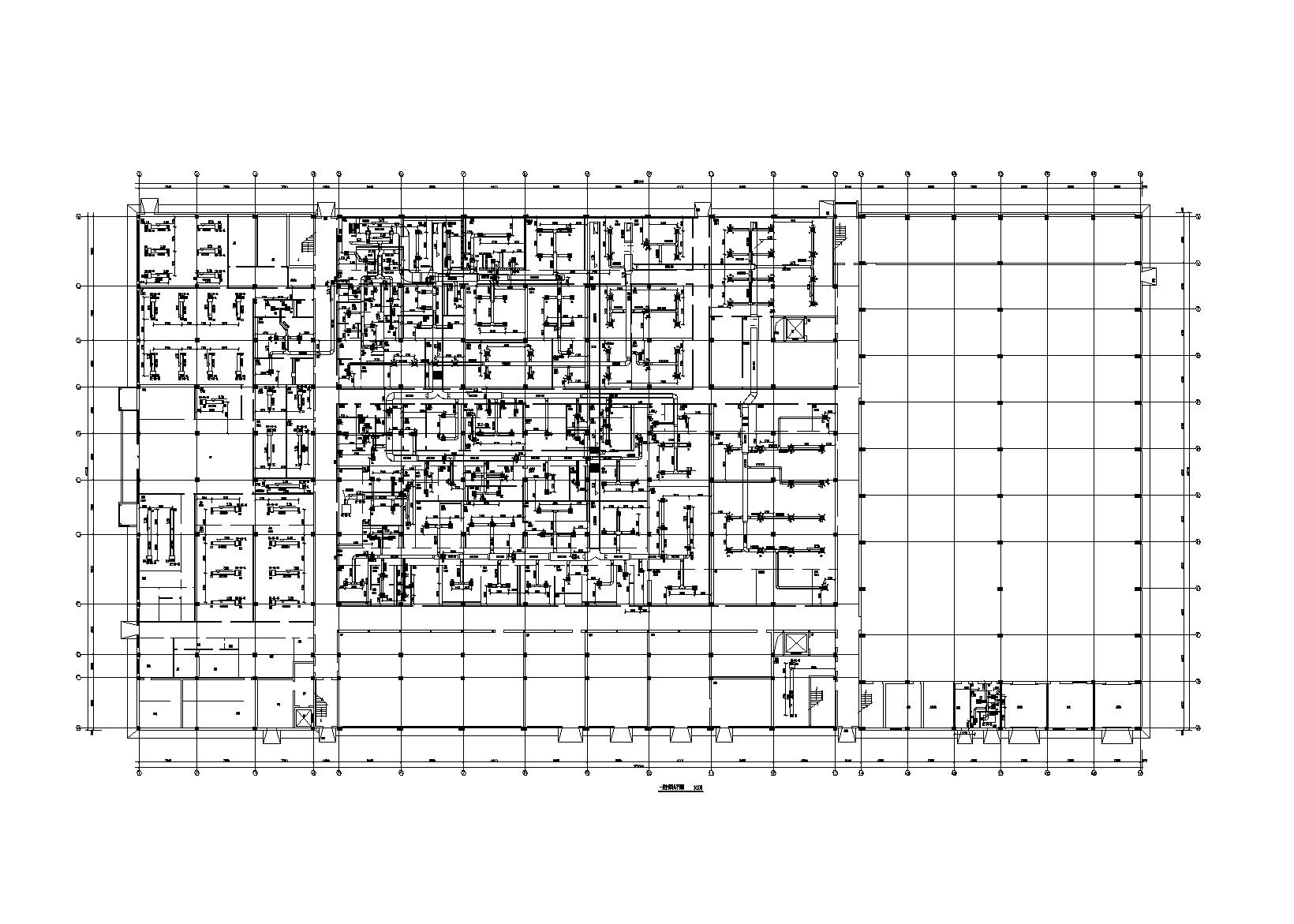 30万级车间洁净区空调系统暖通施工图 建筑暖通 暖通图