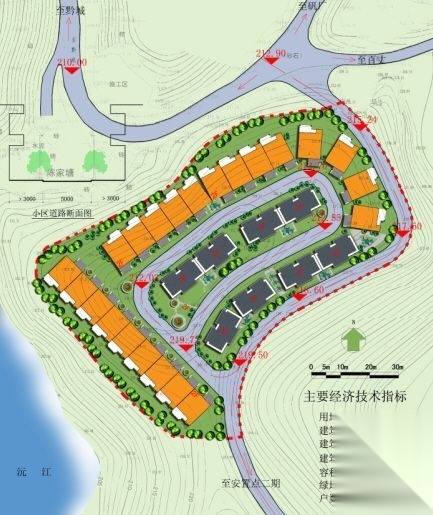 洪江市新材料工业区安置点 规划设计