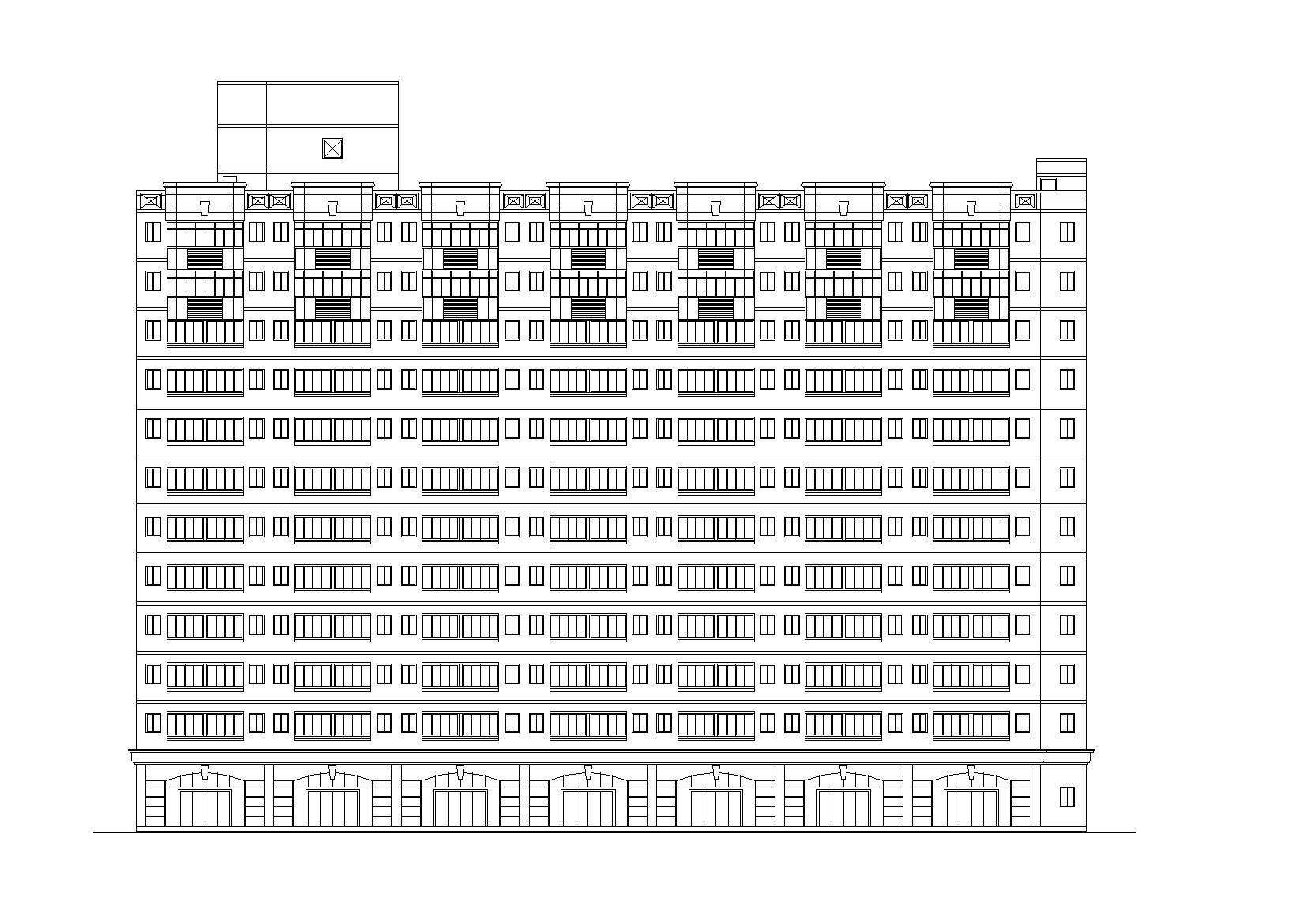 [重庆]中学教学楼设计方案文本施工图（CAD全套图纸）