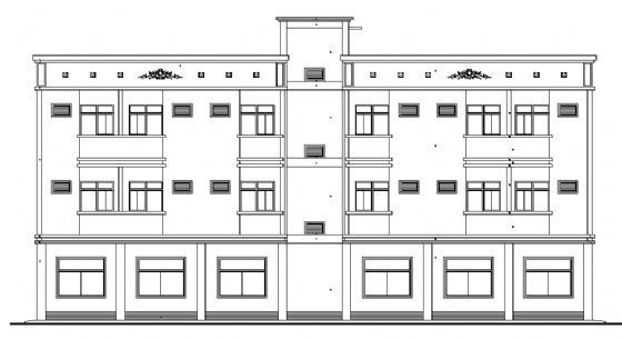 多层宿舍楼建筑施工图