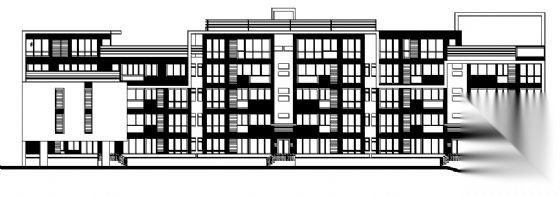 东部花园洋房11栋住宅楼建筑施工图