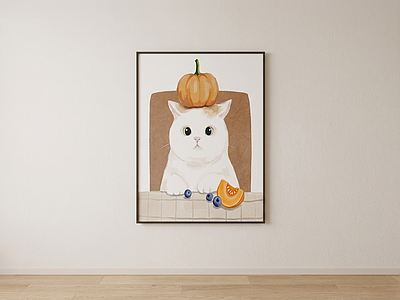 猫咪主题挂画挂画