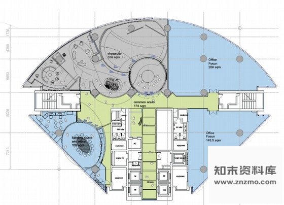 施工图上海国际团队打造金融中心体验展厅施工图含全套汇报方案