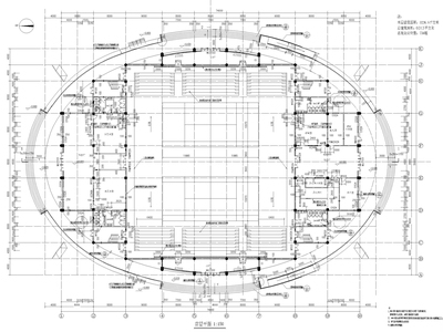 [洛阳]体育中心网球综合训练馆施工图