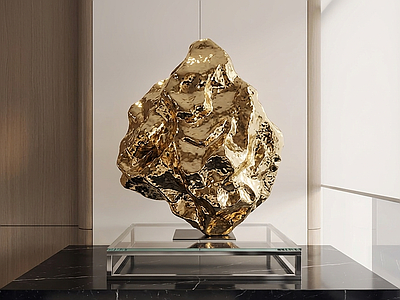 金色艺术雕塑雕塑摆件