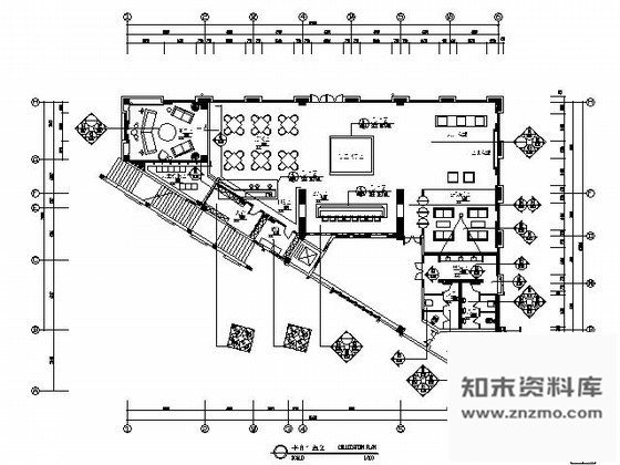 施工图合肥某知名楼盘售楼处装饰施工图