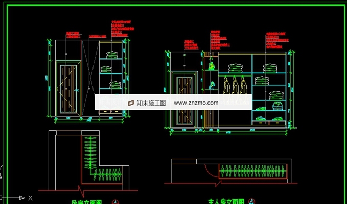 套间地面 天 立面 报建图 顶呀 吊顶节点