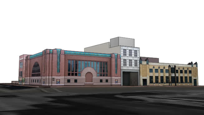 表演艺术沃斯堡（PAFW）|排练厅设施 活动房屋 船屋 室外 电影院 建筑