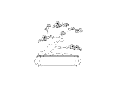 绿植 花瓶花卉绿植装饰摆件图块