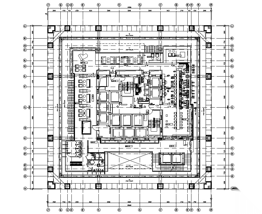 北京银泰中心柏悦酒店施工图设计+实景图
