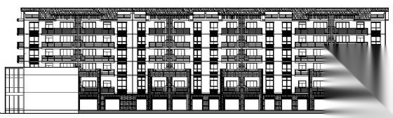 某六层底商住宅楼建筑施工图