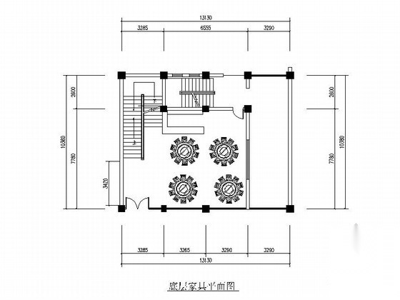 某饭店改造室内装修图