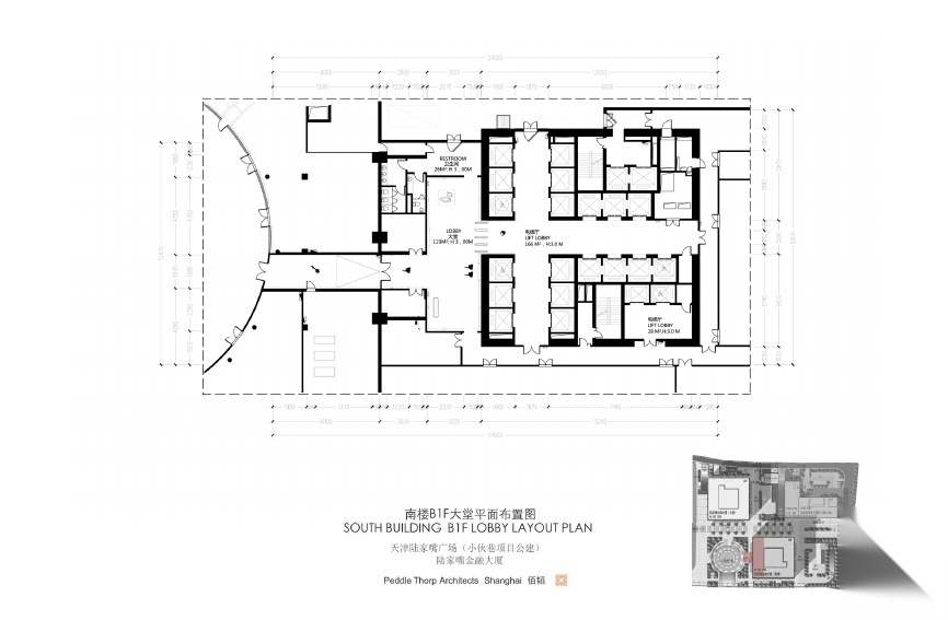[天津]陆家嘴办公楼设计施工图（附效果图）