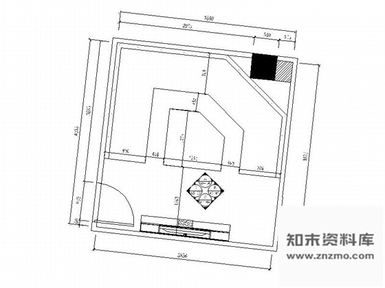 施工图厦门精品量贩式KTV包厢室内装修施工图