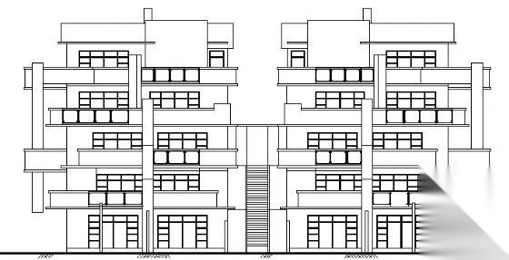 某坡地现代住宅设计方案