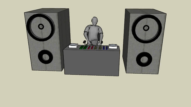 DJ表 扬声器 照相机 iPod 录音机