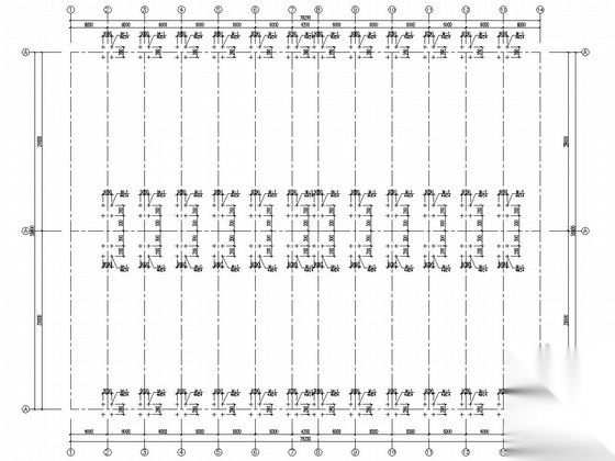 H型钢做上弦的钢桁架结构三角形屋架 结构节点图