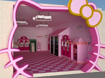 游戏厅 主题房 hellokitty