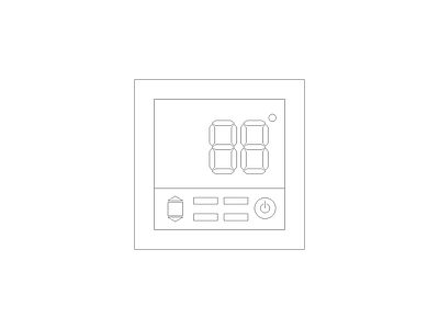 开关插座 人物平面素材图块