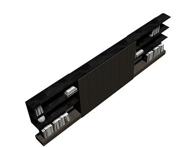 现代书架组合柜