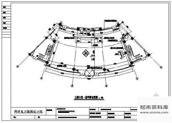 施工图供电生产综合楼大堂装修