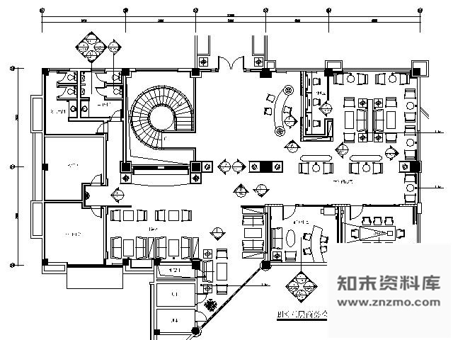 施工图五星酒店商务会所装修图