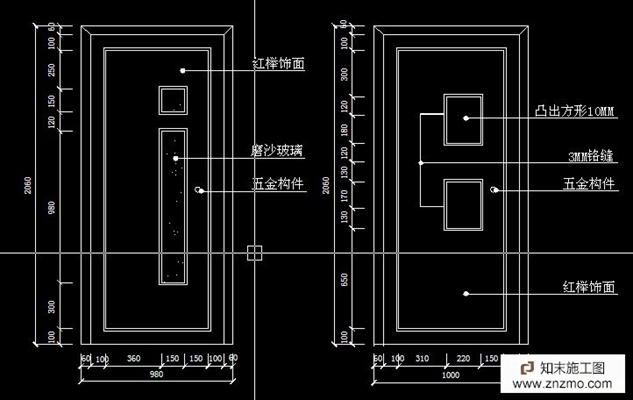 门立面图库