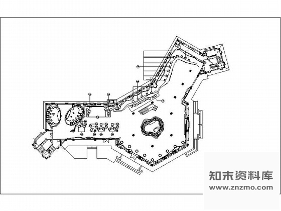 施工图南京某自然景色售楼处全套施工图含实景