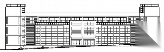 [重庆]某大学三层食堂建筑施工图