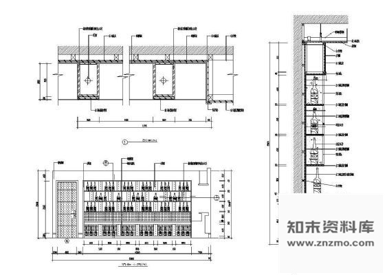 图块/节点酒柜详图 柜类