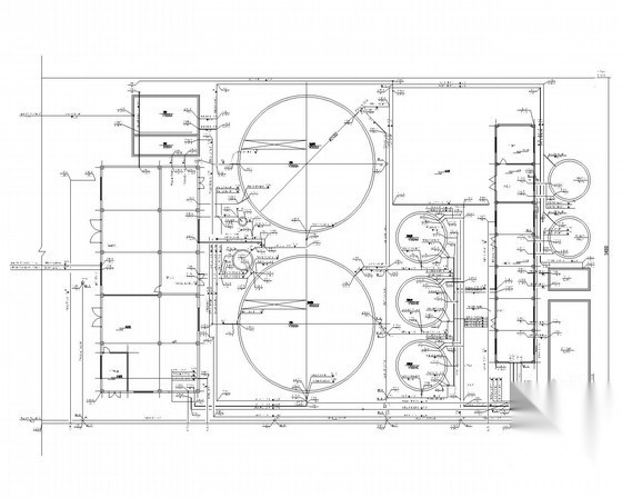 [辽宁]工业园区污水处理厂给排水图纸（工艺图、详图、安...