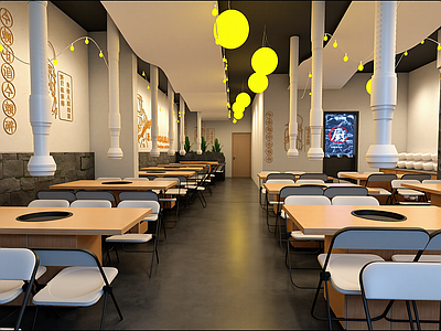 现代烧烤烤肉店