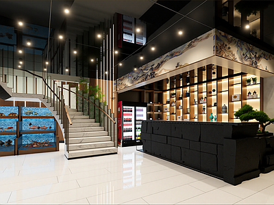 新中式酒店大堂