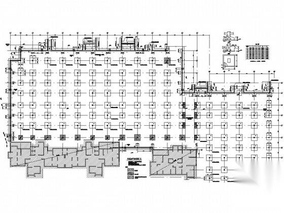 地下车库建筑结构 施工图