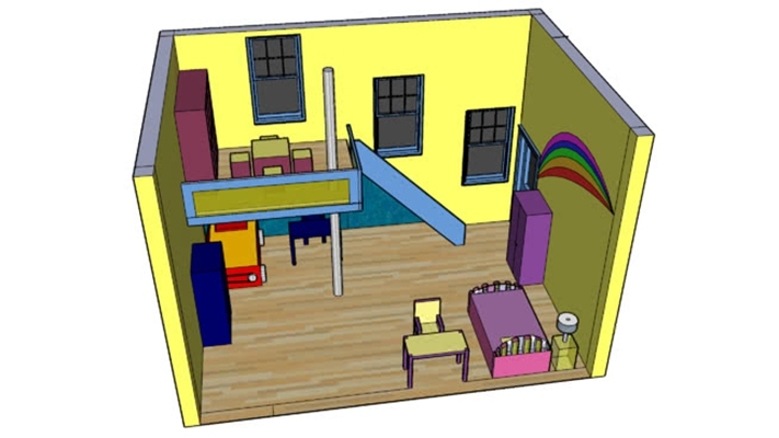 儿童房 草图大师模型