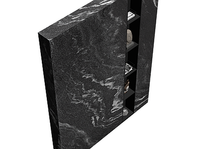 大理石纹书架