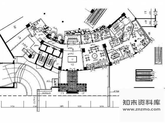 施工图四星级售楼处室内装修图
