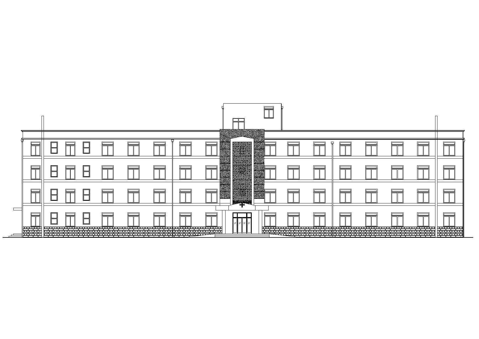 [陕西]宝鸡太白县医院院内住院部建筑施工图