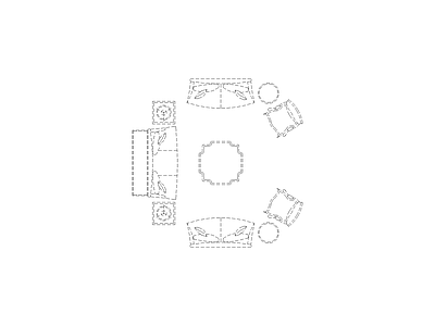 沙发 精品室内家具图块施工图