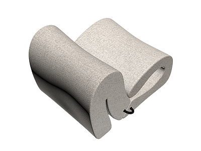 现代简约布艺座椅