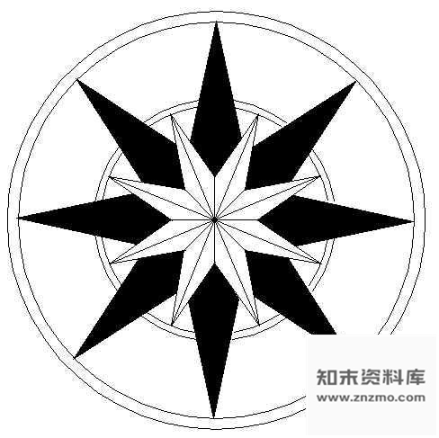 图块/节点铺地花纹图块21