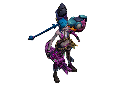 科幻风格女性角色模型