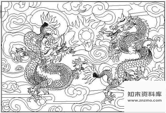 图块/节点双龙戏珠图