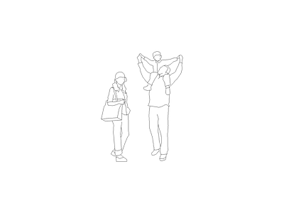 人物 人物平面立面素材