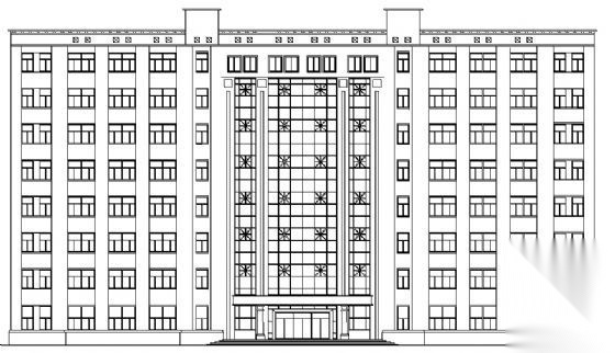 某八层办公楼建筑、结构施工图（毕业设计）