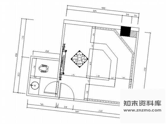 施工图厦门高档量贩式KTV包厢室内装修施工图