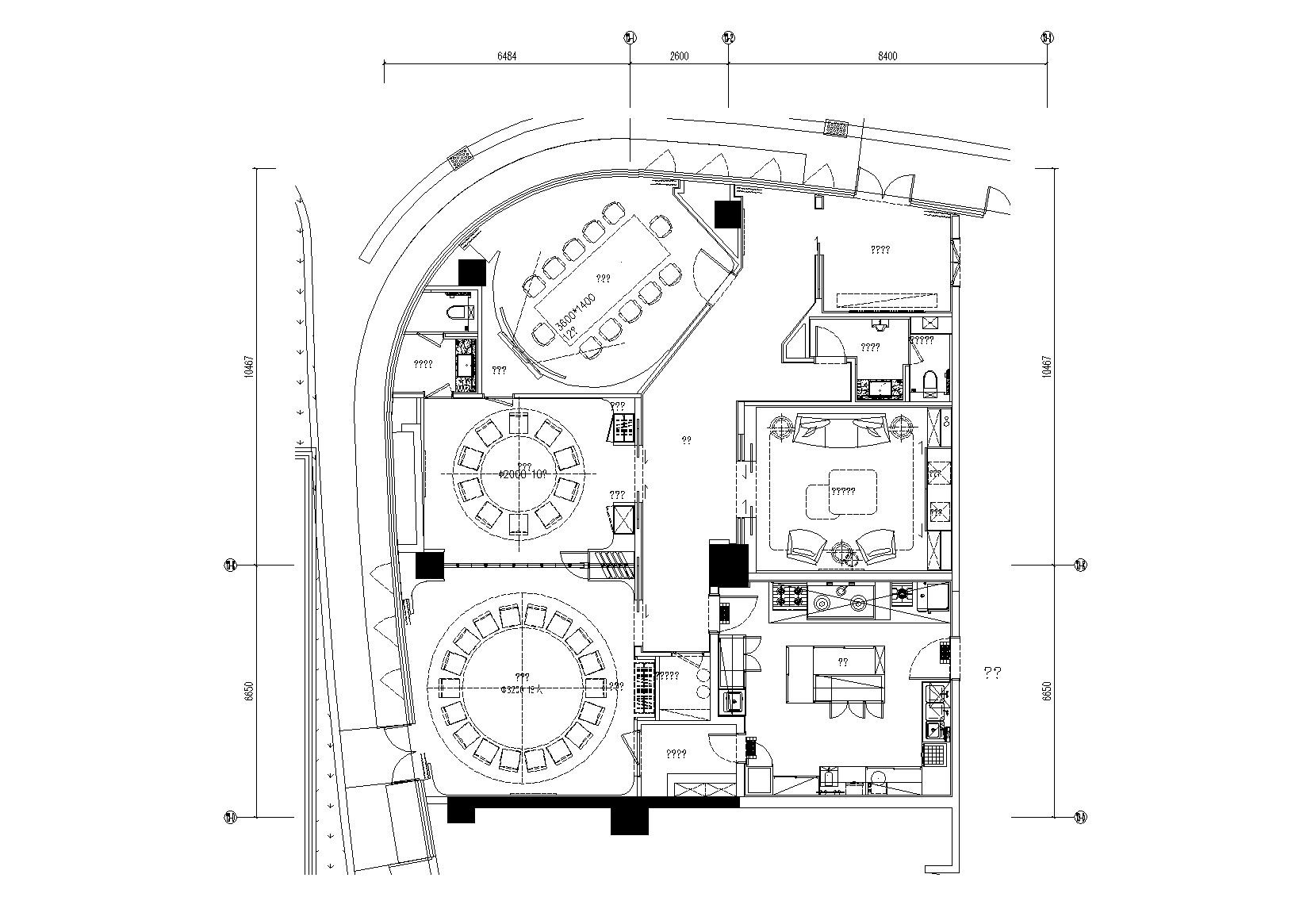 集艾设计 - 上海中城事业办公室CAD施工图